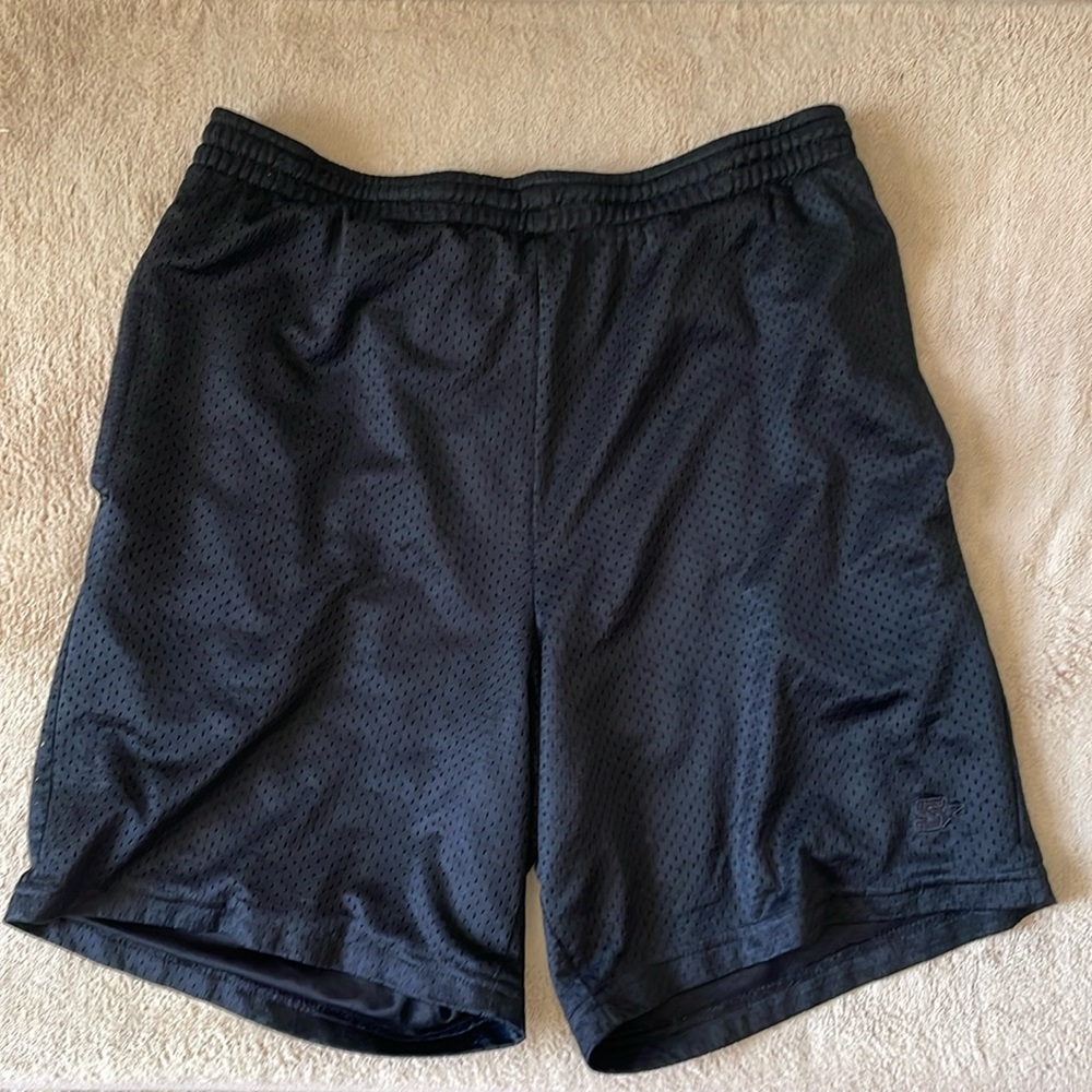 Starter Black Mesh Shorts - Small